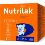 Nutrilak 2 Смесь сухая молочная адаптированная, 6-12 месяцев, смесь молочная сухая, 1050 г, 1 шт. фото