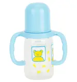 Курносики Бутылочка с ручками и силиконовой соской 6 мес+, 125 мл, 1 шт, цвет в ассортименте, арт. 11000 фото 2