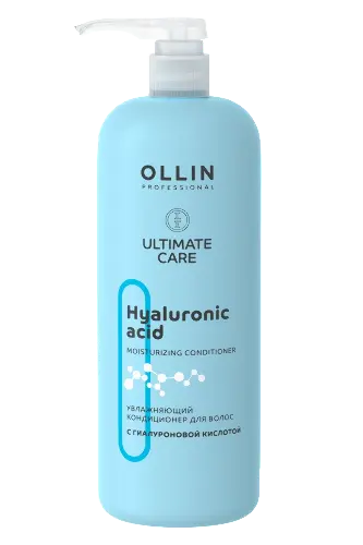 Ollin ultimate care кондиционер для волос с гиалуроновой кислотой увлажняющий, кондиционер, 1000 мл, 1 шт. фото