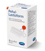 Peha-Lastoform Бинт эластичный фиксирующий, 8 см х 4 м, 1 шт, белый фото