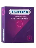 Torex презервативы ультратонкие, презервативы, 3 шт. фото 