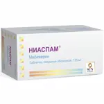 Ниаспам, 135 мг, таблетки покрытые оболочкой, 50 шт. фото