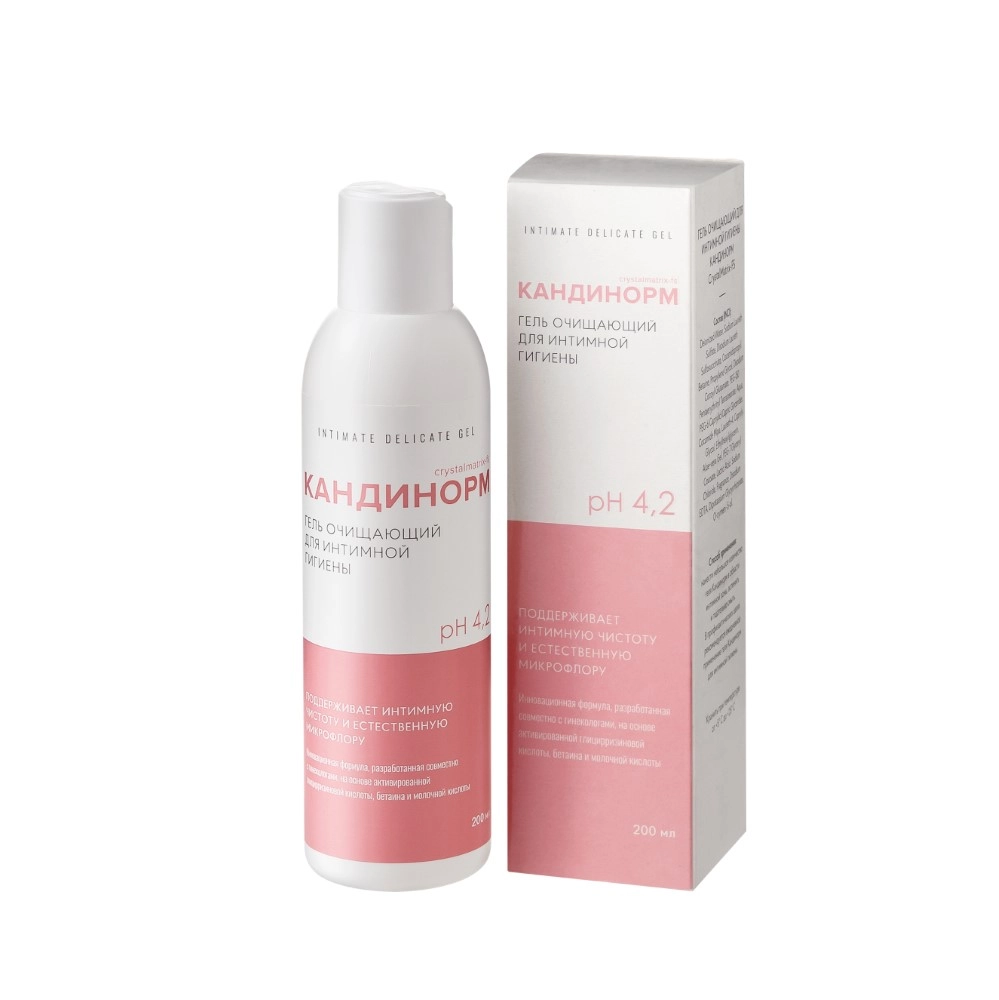 Кандинорм crystalmatrix-fs, гель, 200 мл, 1 шт, для интимной гигиены фото