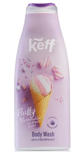 Keff крем-гель для душа, гель, 500 мл, 1 шт, мороженое с зефиром фото