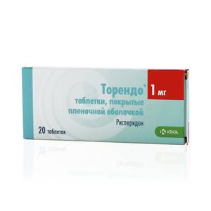 Торендо, 1 мг, таблетки, покрытые пленочной оболочкой, 20 шт. фото