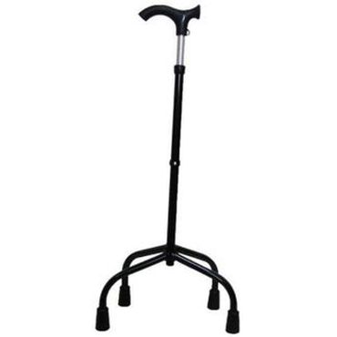 Трость опорная металлическая регулируемая по высоте многоопорная на низкой платформе, 1 шт, арт. 22ДТ/4Н фото