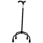 Трость опорная металлическая регулируемая по высоте многоопорная на низкой платформе, 1 шт, арт. 22ДТ/4Н фото