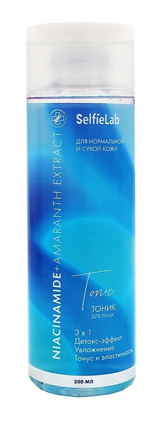 Selfielab Niacinamide + Amaranth extract Тоник для лица, тоник, 200 мл, 1 шт. фото