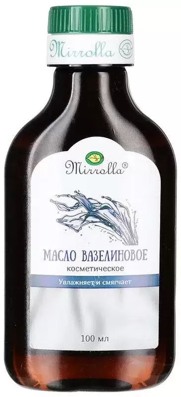 Mirrolla Масло Вазелиновое косметическое, масло косметическое, 100 мл, 1 шт. фото