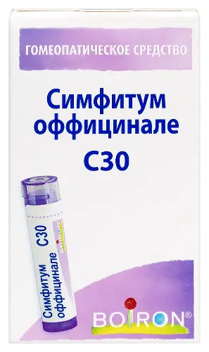 Симфитум оффицинале C30, гранулы гомеопатические, 4 г, 1 шт. фото