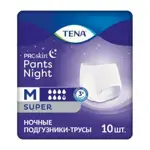 Tena Pants Night Super Подгузники-трусы для взрослых, Medium M (2), 10 шт, 80-110 см фото