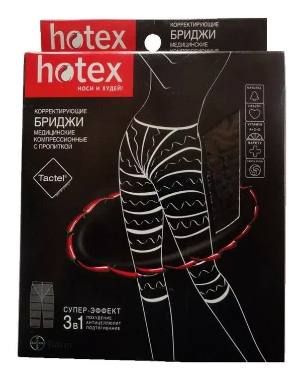 Hotex Бриджи, 1 шт, черного цвета фото