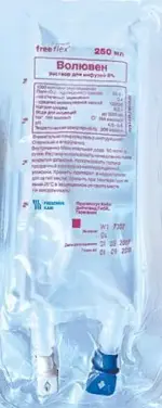 Волювен, 6%, раствор для инфузий, 250 мл, 30 шт. фото