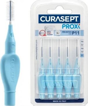 Curasept proxi P11 Ершики межзубные, ершики зубные, 5 шт, светло-синий фото