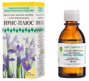 Ирис-плюс, капли гомеопатические, 25 мл, 1 шт. фото