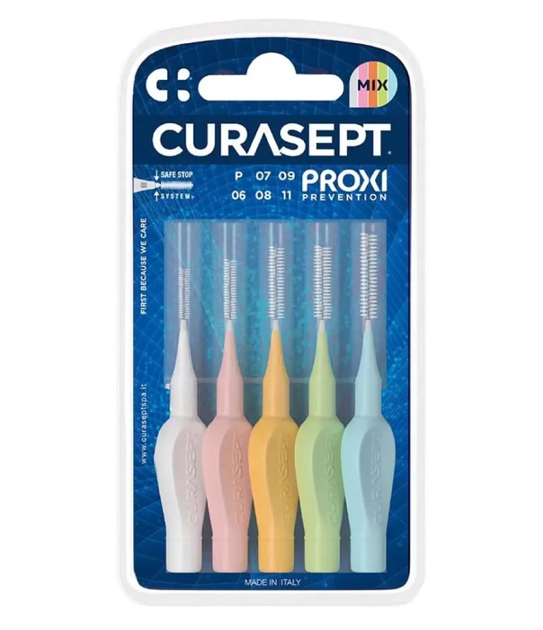 Curasept proxi prevention mix ершики для межзубных промежутков, ершики зубные, 5 шт. фото