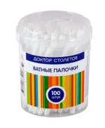 Доктор Столетов Ватные палочки, 100 шт. фото