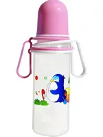 Бусинка Бутылочка пластиковая с универсальными ручками, 250 мл, 1 шт, арт. 1108 фото