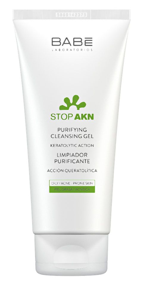 Babe stop akn очищающий гель для умывания, гель, 200 мл, 1 шт. фото