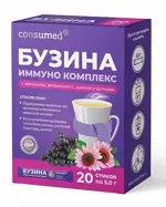 Консумед Бузина Иммуно комплекс, порошок для приготовления напитка, 5 г, 20 шт. фото