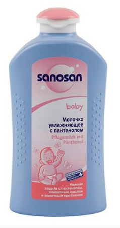 Sanosan baby молочко увлажняющее с пантенолом, 100 мл, 1 шт. фото