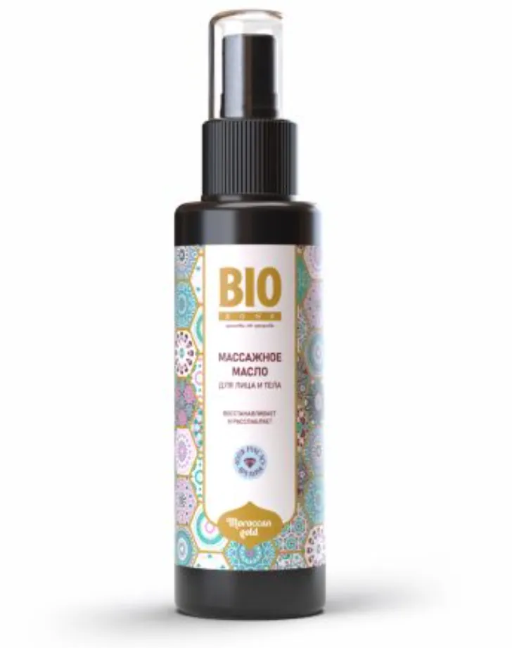BioZone масло массажное для лица и тела, масло косметическое, 100 мл, 1 шт, восстанавливающее фото