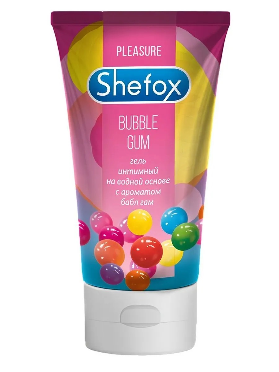 Shefox Гель-смазка интимная с ароматом бабл гам, гель, 50 мл, 1 шт. фото