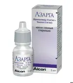 Азарга, капли глазные, 5 мл, 1 шт. фото