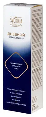 Svoboda natural крем для лица увлажняющий дневной, крем для лица, 75 мл, 1 шт, для сухой кожи фото 2