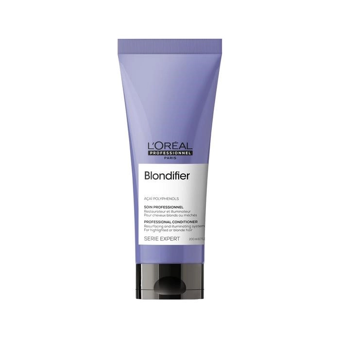 Loreal professionnel serie expert blondifier уход смываемый восстанавливающий для осветленных и мелированных волос, кондиционер, 200 мл, 1 шт. фото