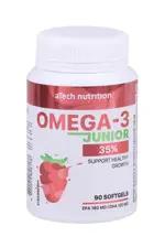 Atech nutrition Junior Омега-3 35%, капсулы, 90 шт, клубника фото 