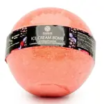 Fabrik Cosmetology Шарик бурлящий для ванны, соль для ванн, 120 г, 1 шт, ягодное мороженое фото