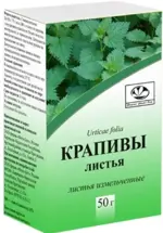 Крапивы листья, сырье растительное измельченное, 50 г, 1 шт. фото