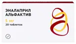 Эналаприл Альфактив, 5 мг, таблетки, 20 шт. фото