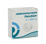 Верофарм Лейкопластырь фиксирующий, 2 см х 500 см, пластырь медицинский, 1 шт. фото