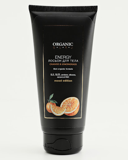ORGANIC GURU Лосьон для тела Апельсин и лемонграсс, лосьон для тела, 200 мл, 1 шт. фото