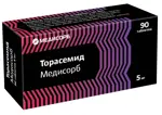 Торасемид Медисорб, 5 мг, таблетки, 90 шт. фото 