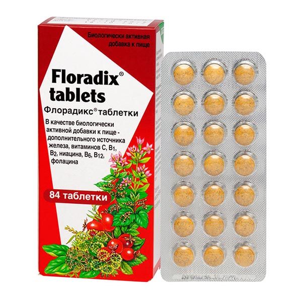 Флорадикс, таблетки, 84 шт. фото