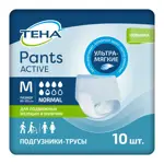 Tena Pants Active Normal Подгузники-трусы для взрослых, Medium M (2), 10 шт, 80-105 см фото
