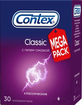 Contex Classic, презервативы, 30 шт. фото