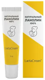LactaCream Ланолин натуральный 100%, крем, 15 г, 1 шт. фото