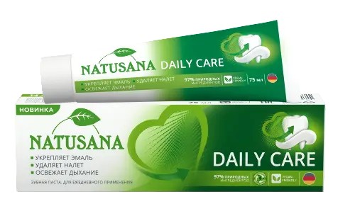 Natusana Daily Care Зубная паста, паста зубная, 75 мл, 1 шт. фото