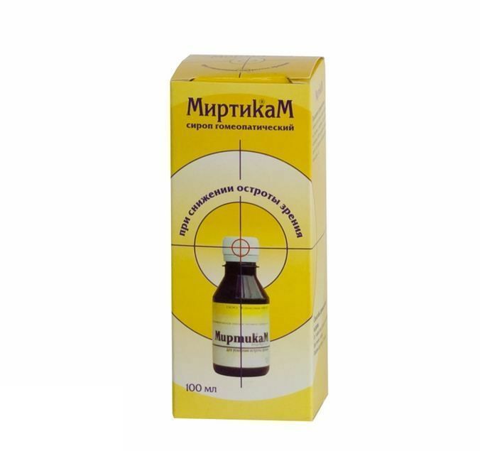 Миртикам, сироп гомеопатический, 100 мл, 1 шт. фото