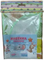 Клеенка подкладная ПВХ рисунок и окантовка тесьмой, 0.7 м х 1 м, 1 шт. фото