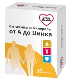 Gross Health витамины и минералы от А до Цинка, таблетки, покрытые оболочкой, 30 шт. фото