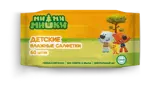 Ми-ми-мишки Салфетки влажные детские, салфетки влажные, 60 шт. фото 