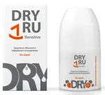 Dry Ru Sensitive средство от обильного и нормального потоотделения, ролик, 50 мл, 1 шт, без спирта фото