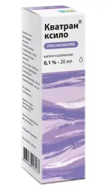 Кватран ксило, 0.1%, капли назальные, 20 мл, 1 шт. фото