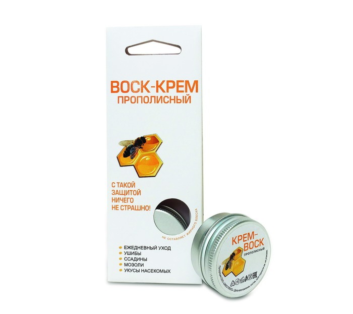 Крем-воск Прополисный, крем для тела, 15 мл, 1 шт. фото