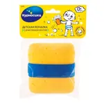 Курносики Мочалка с эластичной лентой, 1 шт, арт. 40515 фото